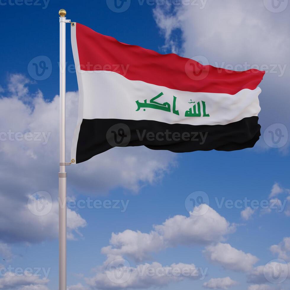 Iraq Waving Flag photo