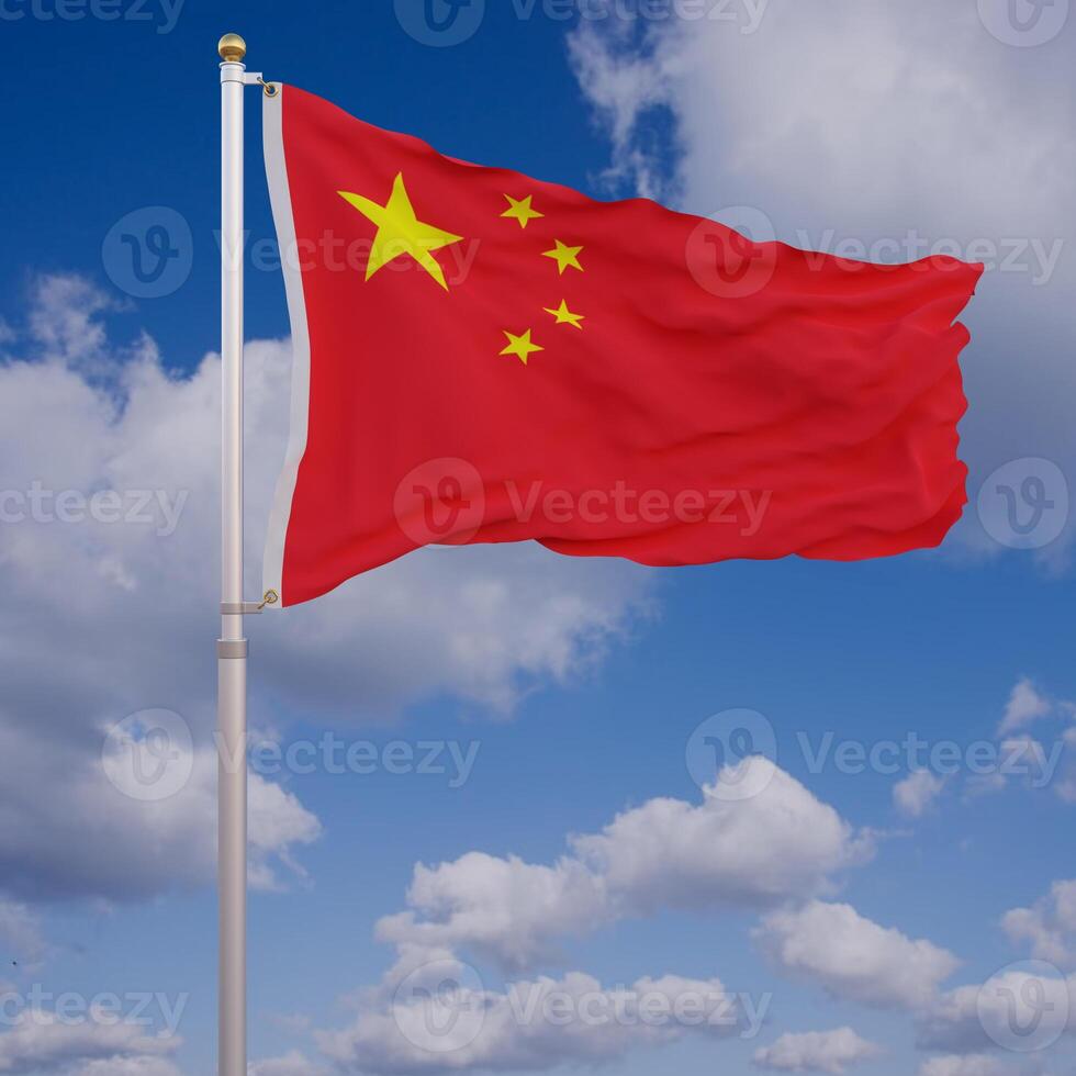China Waving Flag photo
