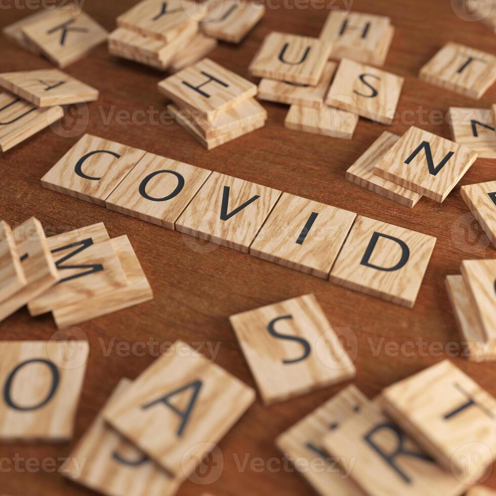 Scrabble Letters COVID photo