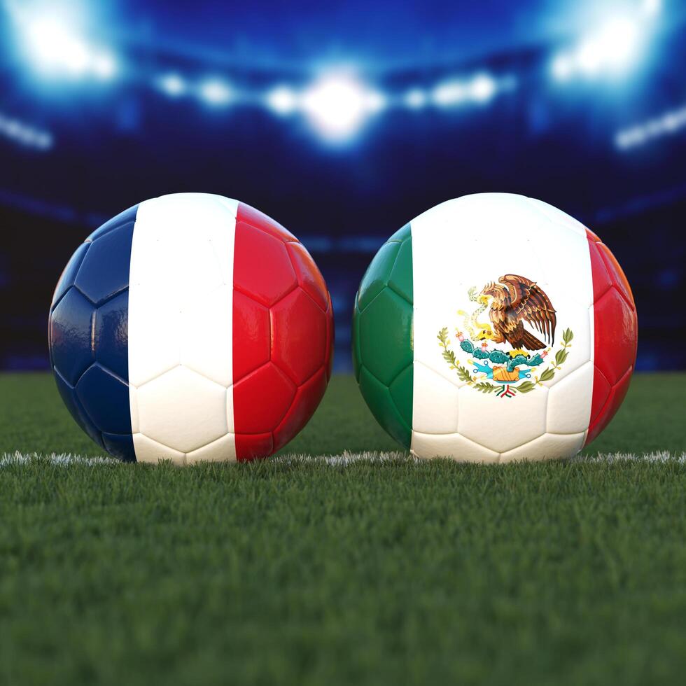 France vs. Mexico Soccer Match photo