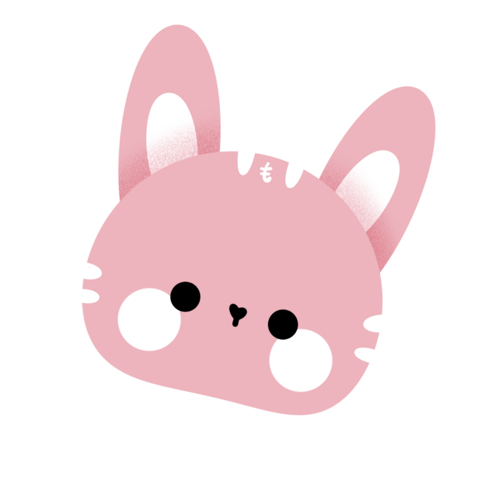 Daifuku Mochi Pink Bunny png