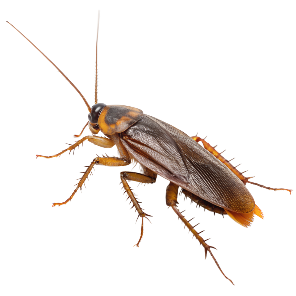 Cockroach insect isolated on the transparent background png