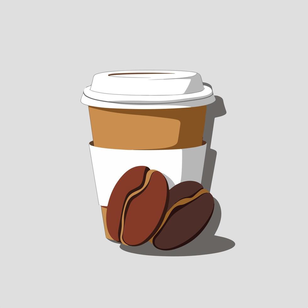 Caffeine Magic in Warm Cup vector