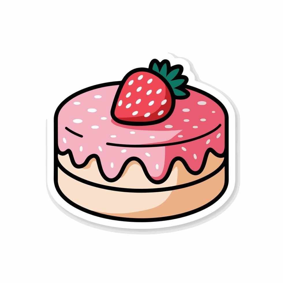 Cute Cupcake Icons vector