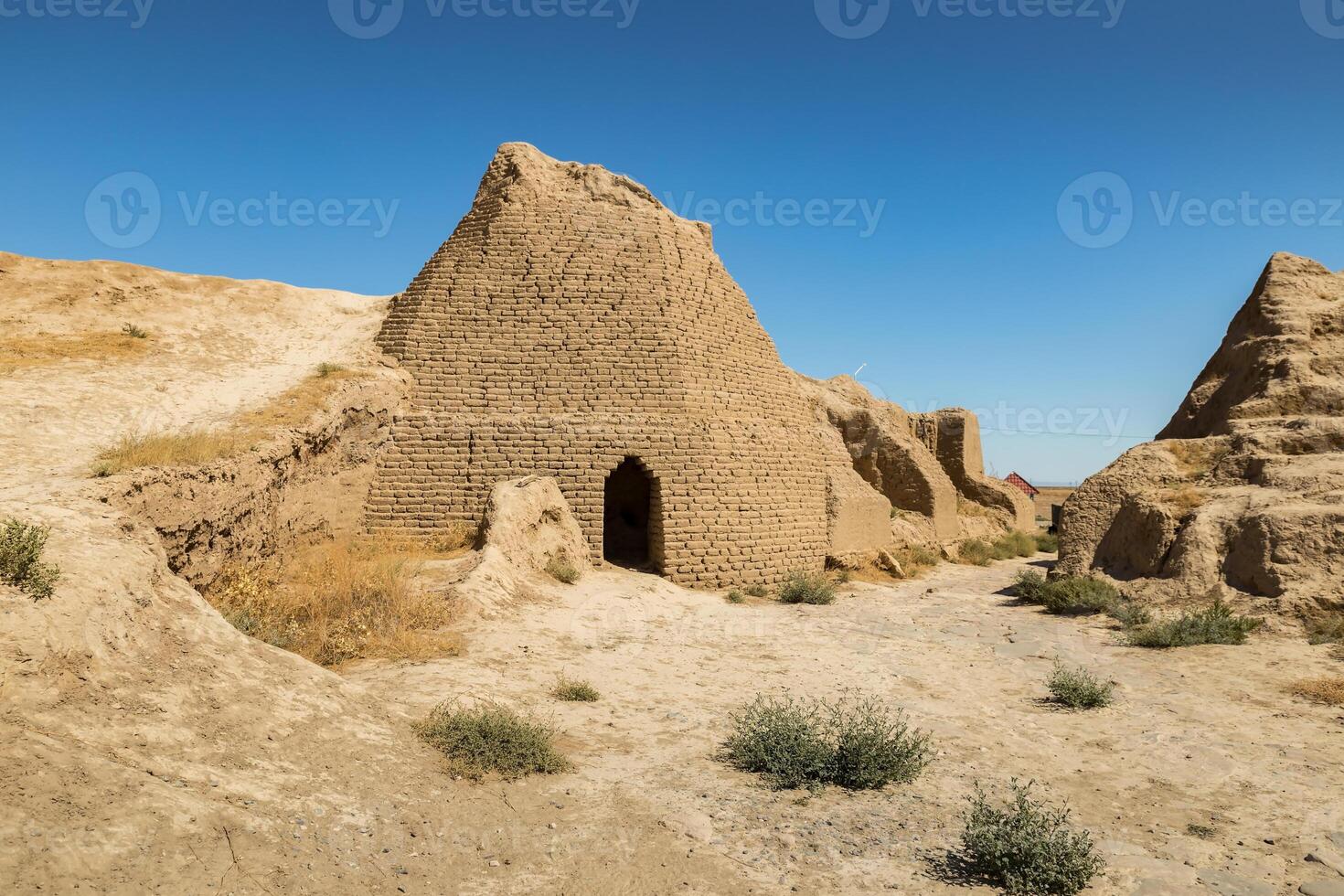 Ruins of an ancient city Sawran or Sauran photo