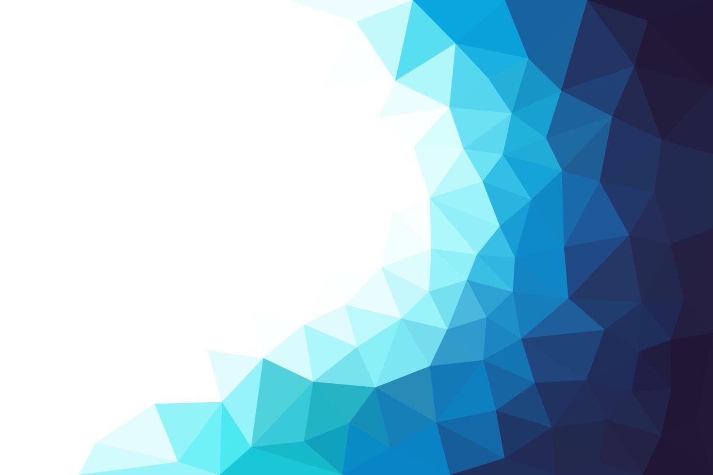 abstract blue wallpaper. low poly blue background. abstract ice berg top view. vector