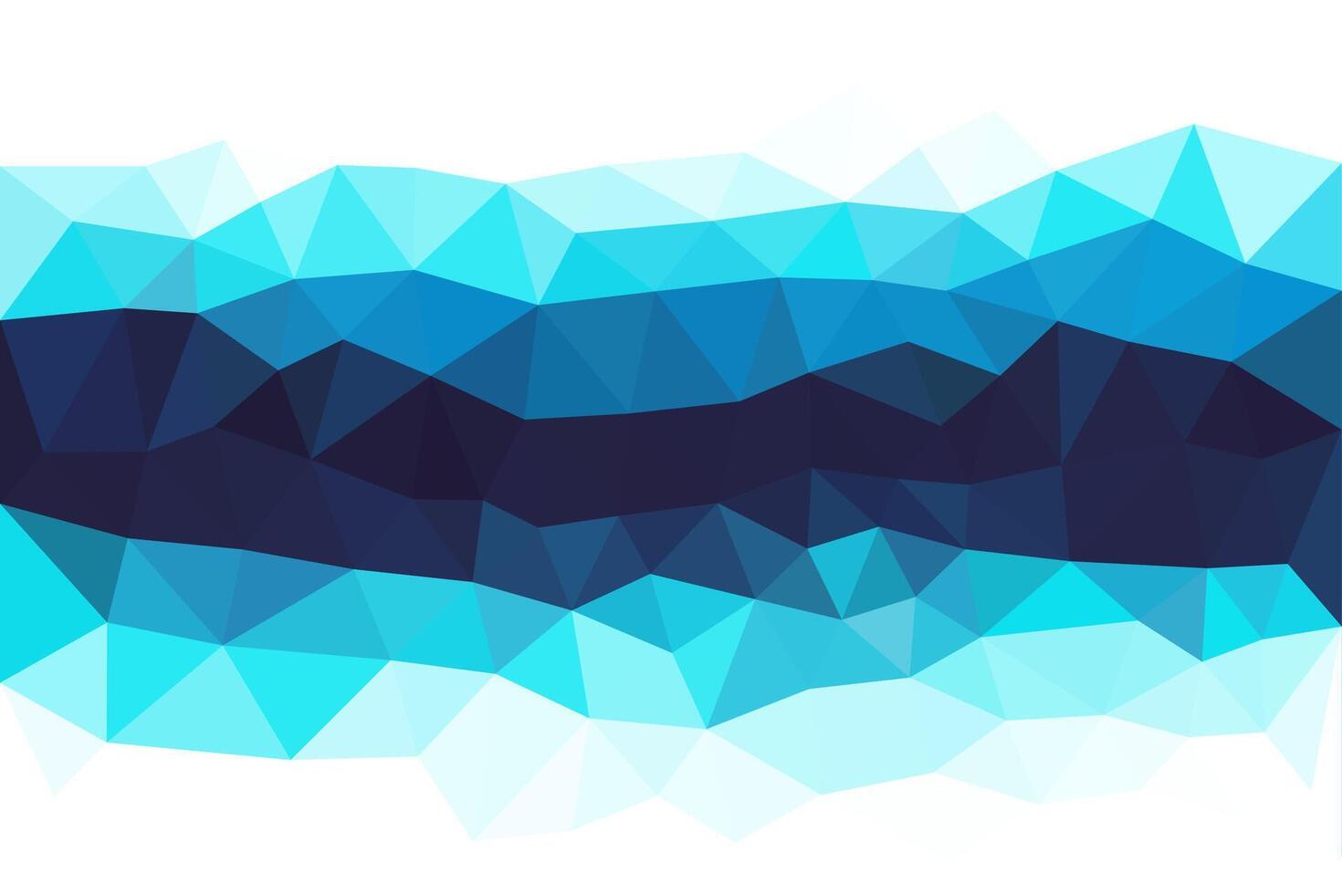 abstract blue low poly wallpaper. abstract ice gap low poly background. vector