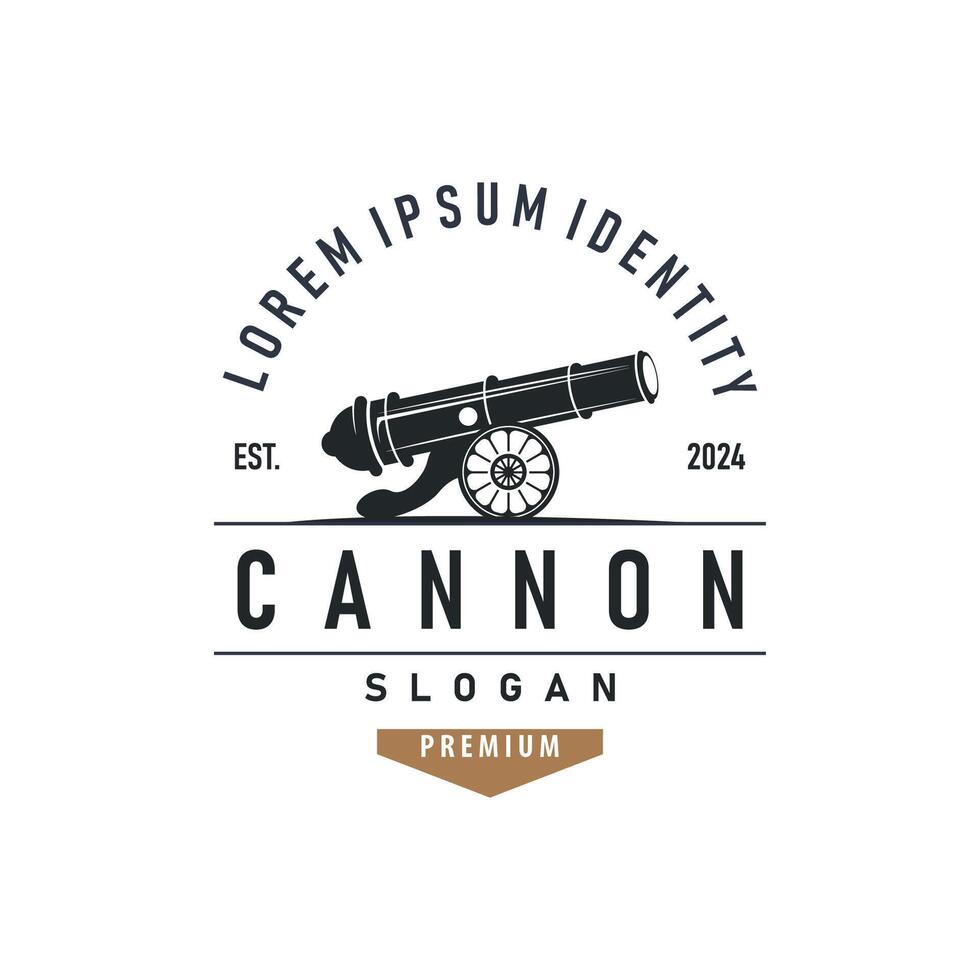 cannon logo template vector