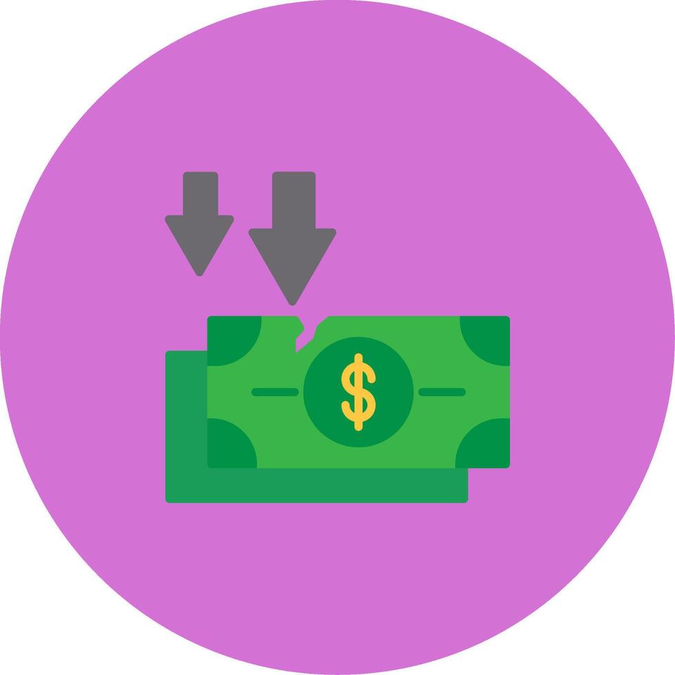 Bankruptcy Icon Design Symbol vector