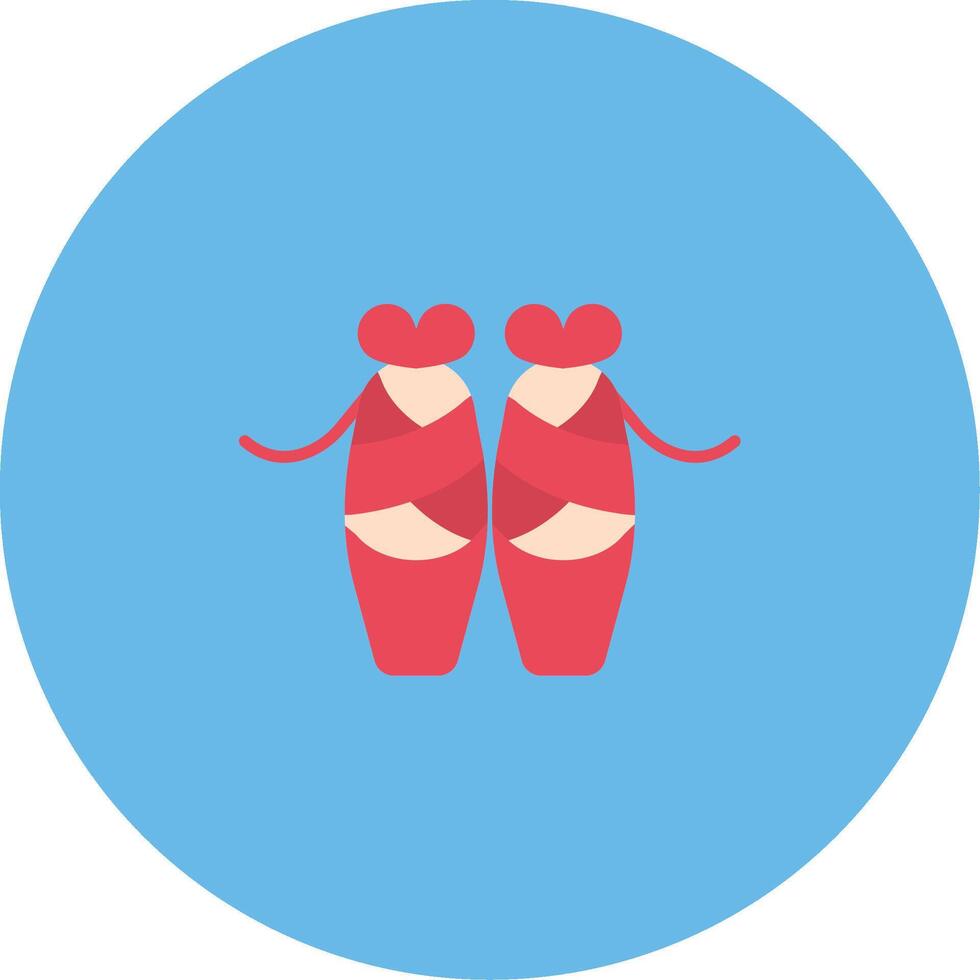 Ballet Icon Design Symbol vector