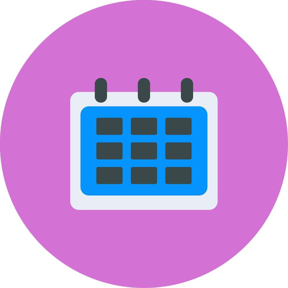 Calendar Icon Design Symbol vector