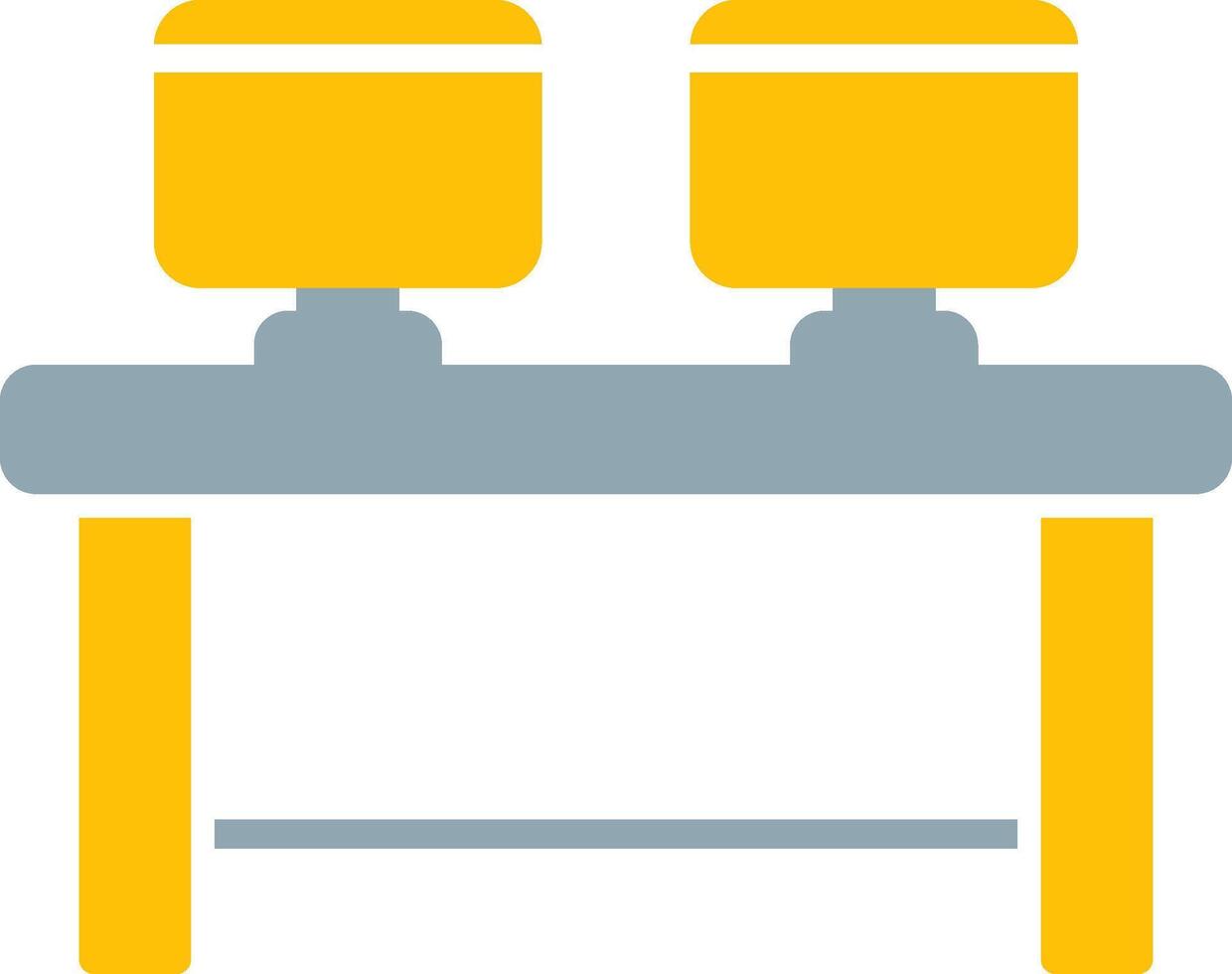 Work Table Icon Design Symbol vector