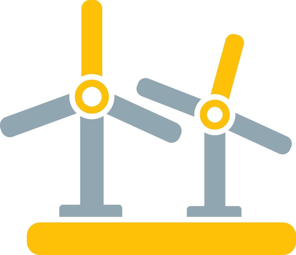 Wind Turbine Icon Design Symbol vector