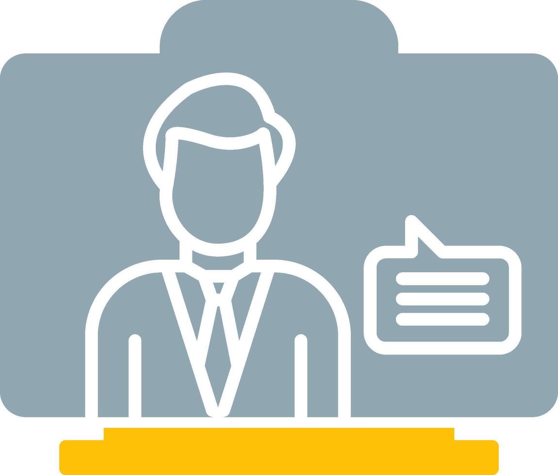 Virtual Assistant Icon Design Symbol vector