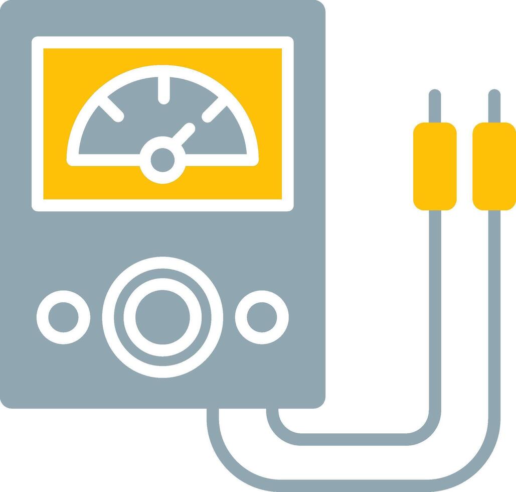 Voltmeter Icon Design Symbol vector