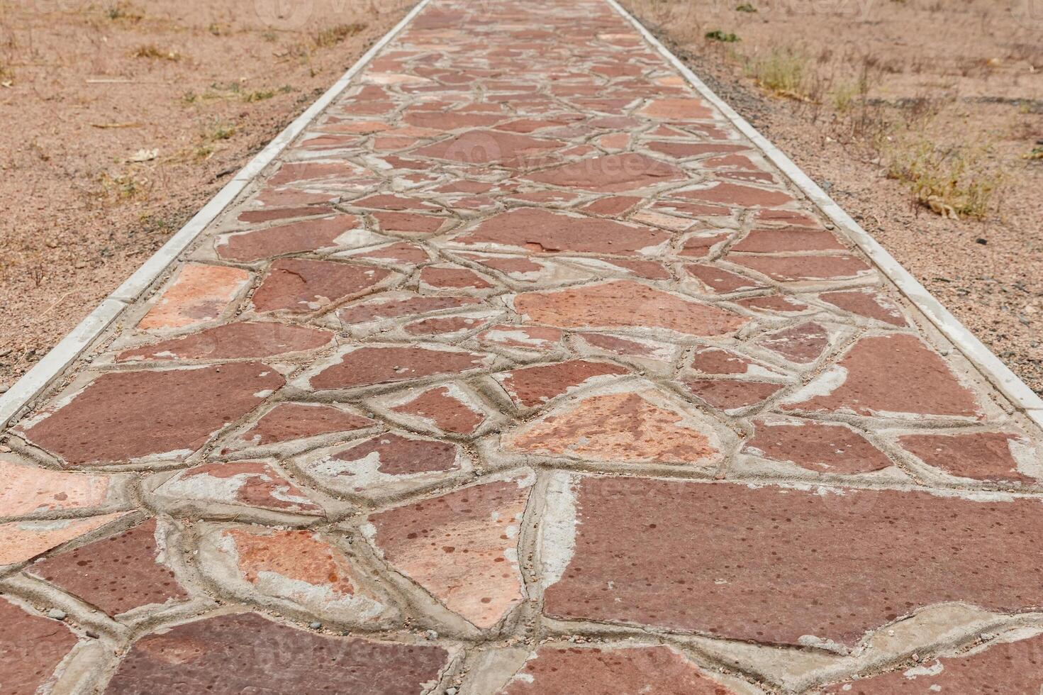 Stone walkway, Akyrtas Palace Complex photo