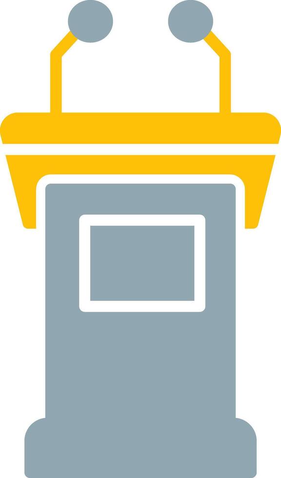 Tribune Icon Design Symbol vector