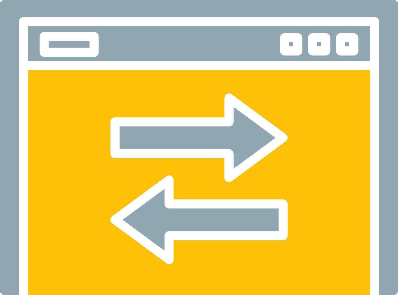 Transfer Data Icon Design Symbol vector