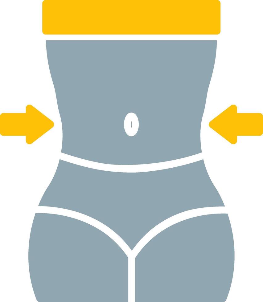 Waist Icon Design Symbol vector