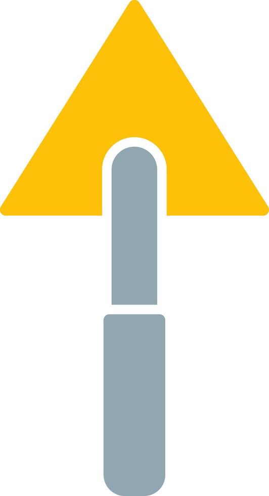 Triangular Shovel Icon Design Symbol vector
