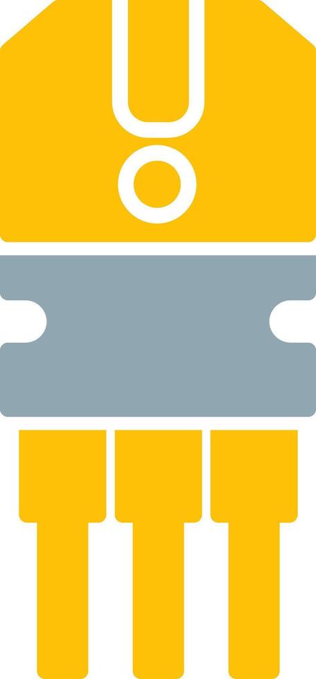 Transistor Icon Design Symbol vector