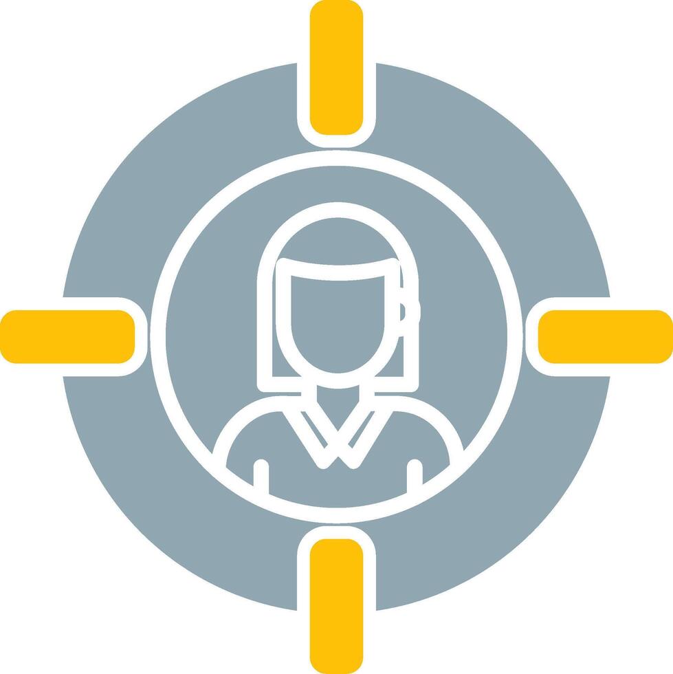 Target Icon Design Symbol vector