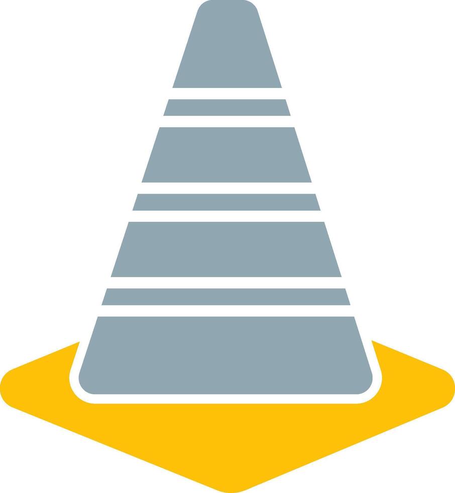 Traffic Cone Icon Design Symbol vector