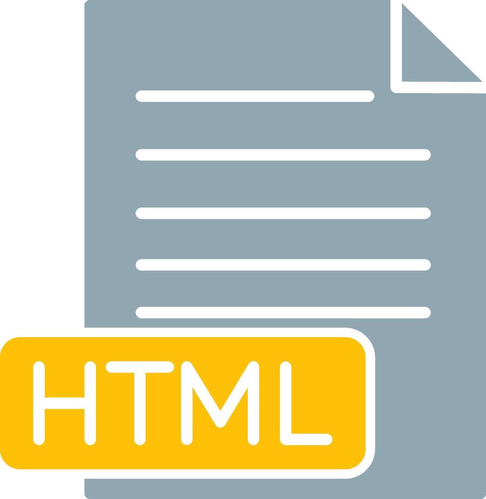 HTML Icon Design Symbol vector