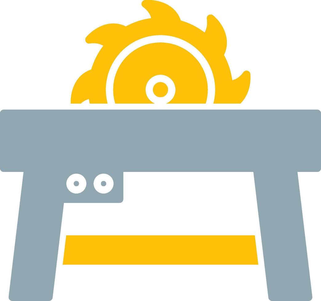 Table Saw Icon Design Symbol vector