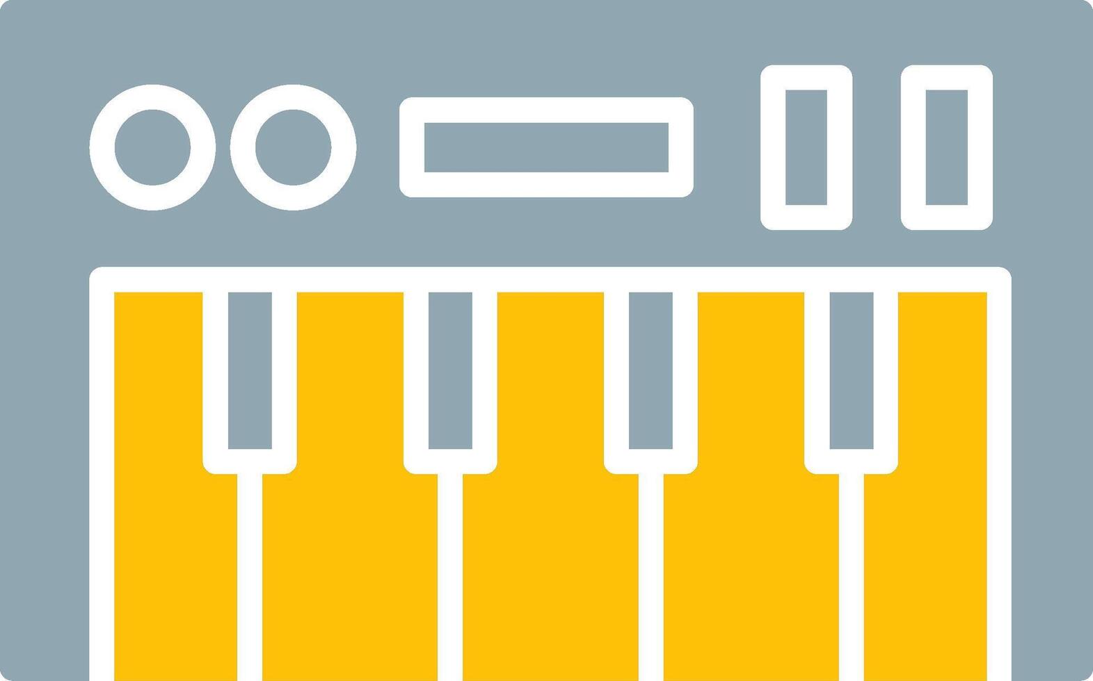 Piano Icon Design Symbol vector