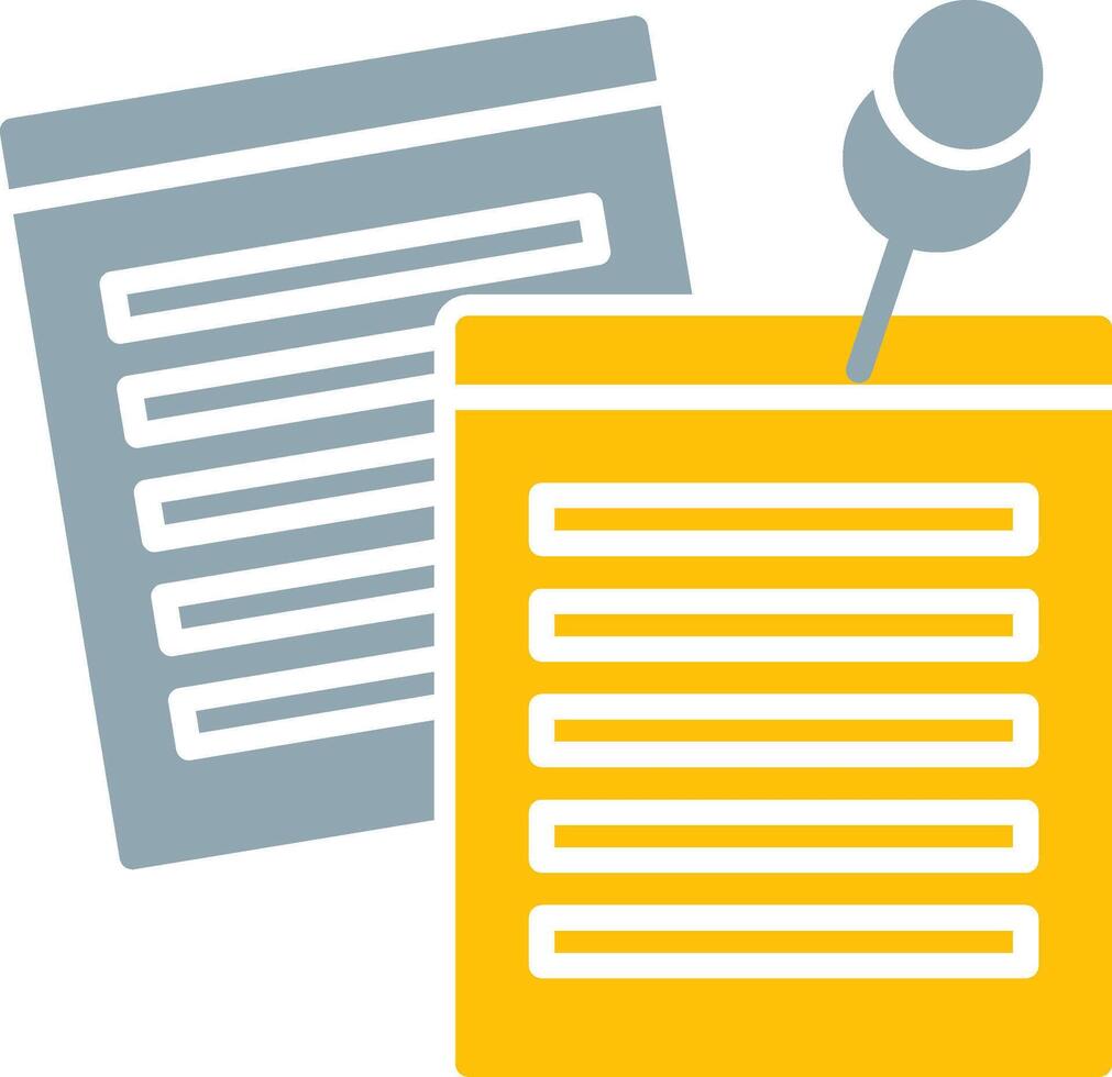 Sticky Notes Icon Design Symbol vector