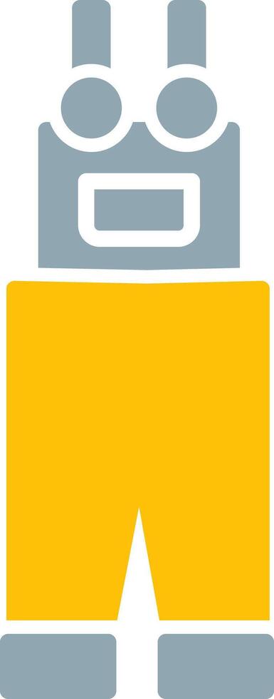 Overall Icon Design Symbol vector