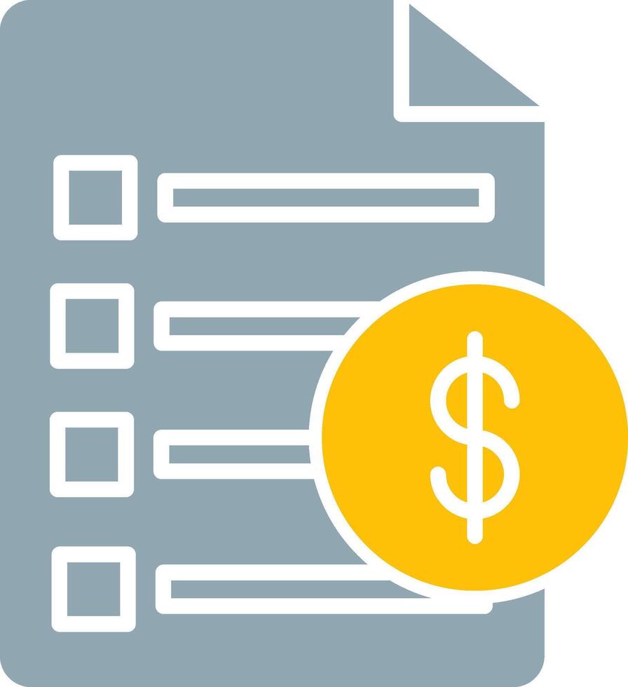 Invoice Icon Design Symbol vector