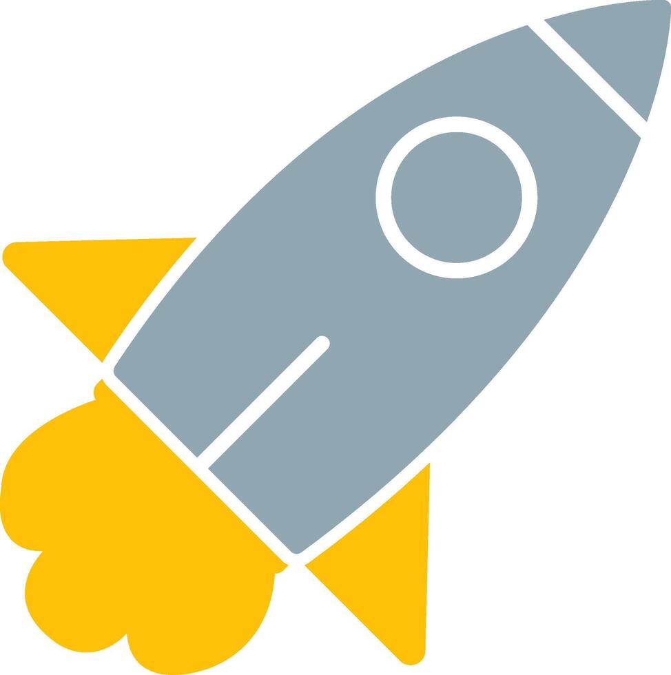 Rocket Launch Icon Design Symbol vector