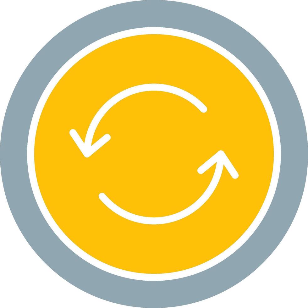 Refresh Icon Design Symbol vector