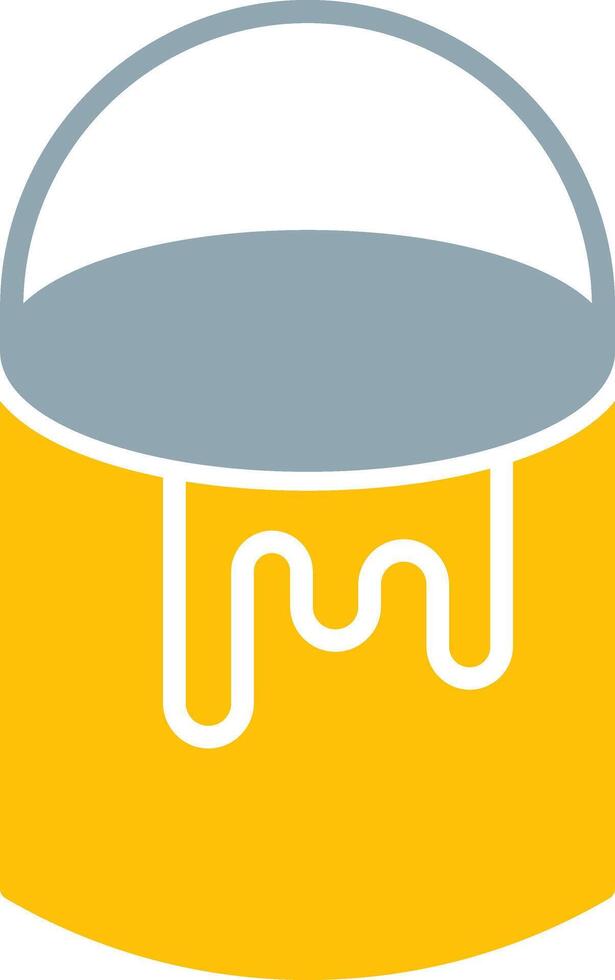 Paint Bucket Icon Design Symbol vector