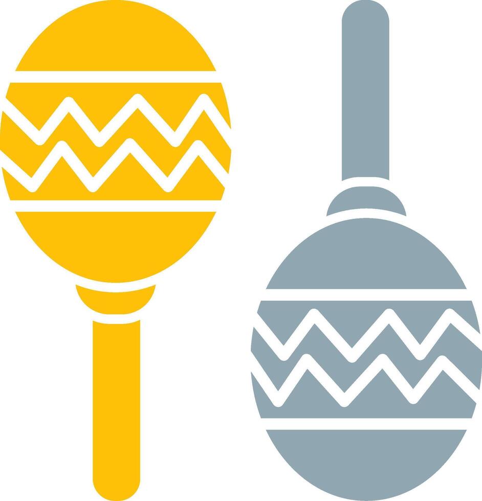 Maracas Icon Design Symbol vector