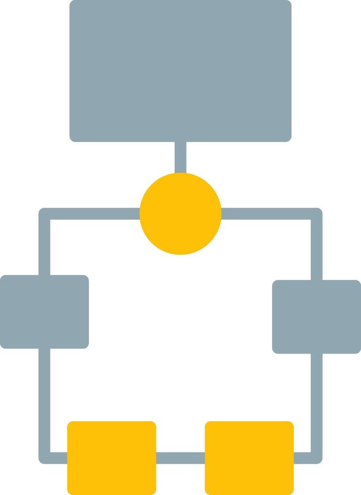 Flowchart Icon Design Symbol vector