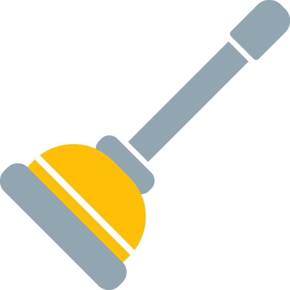 Plunger Icon Design Symbol vector