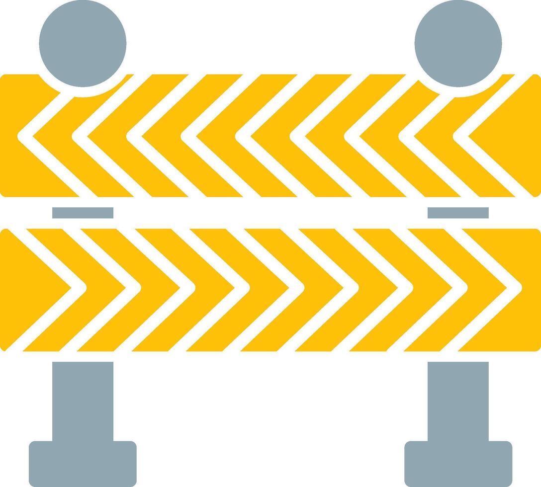 Road Barrier Icon Design Symbol vector
