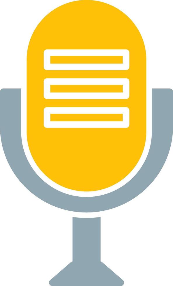 Microphone Icon Design Symbol vector