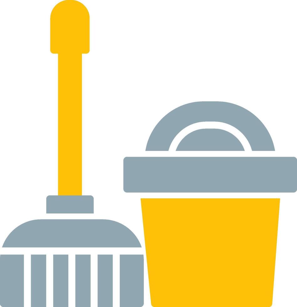 Mop Icon Design Symbol vector