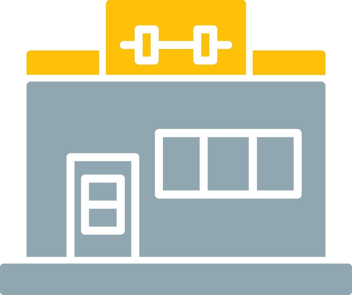 Gym Icon Design Symbol vector