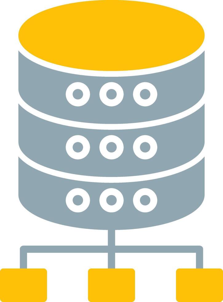 Database Icon Design Symbol vector