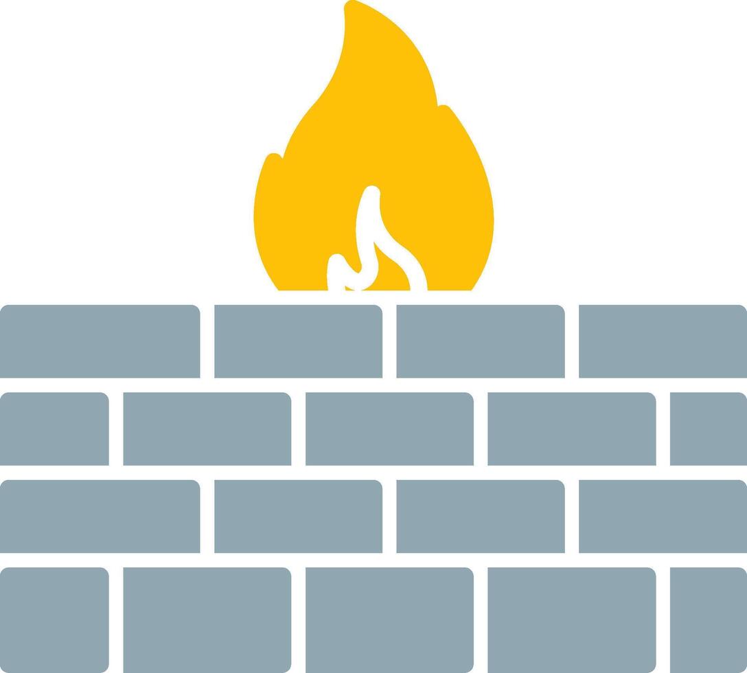 Firewall Icon Design Symbol vector