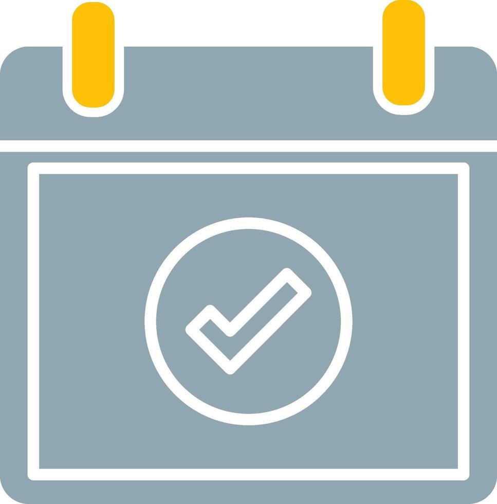 Correct Icon Design Symbol vector