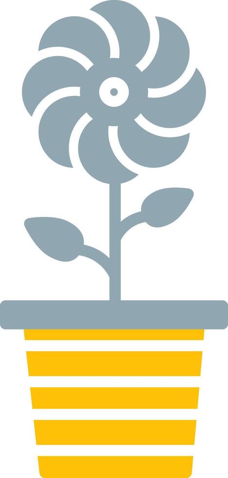 Flowerpot Icon Design Symbol vector