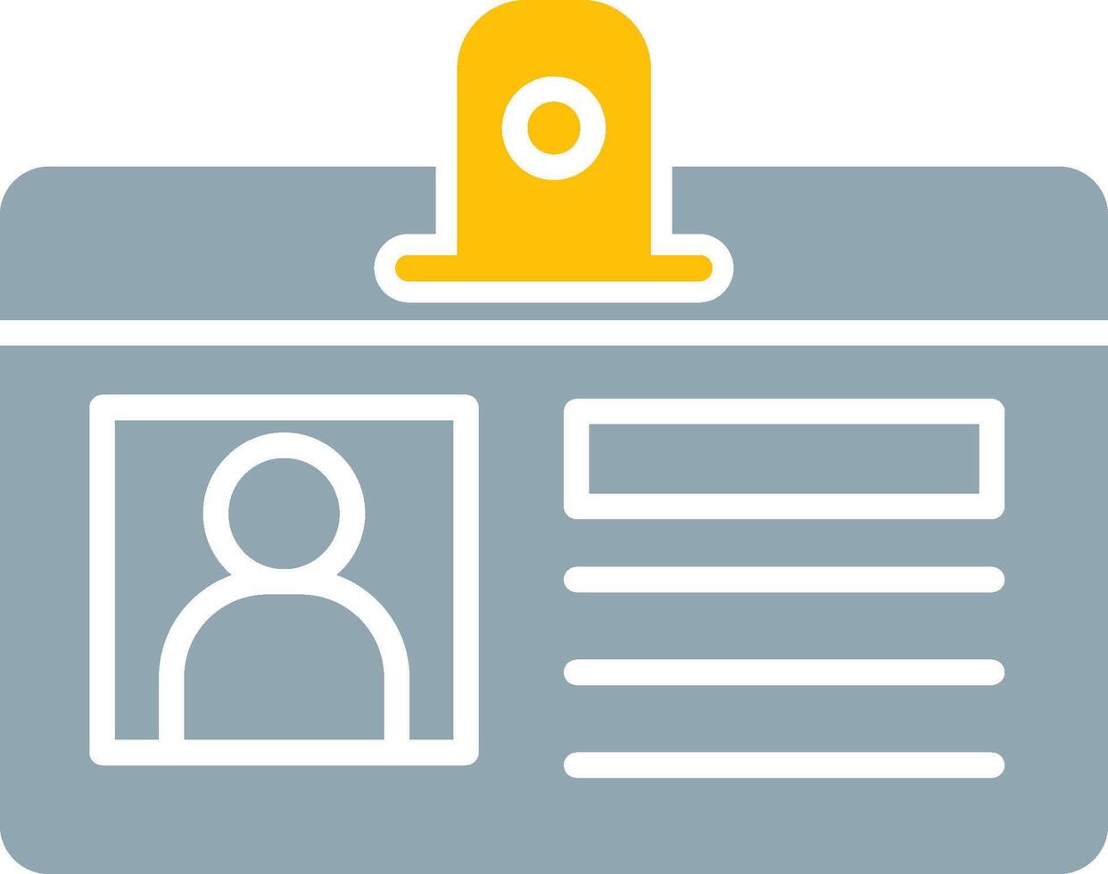Identification Card Icon Design Symbol vector