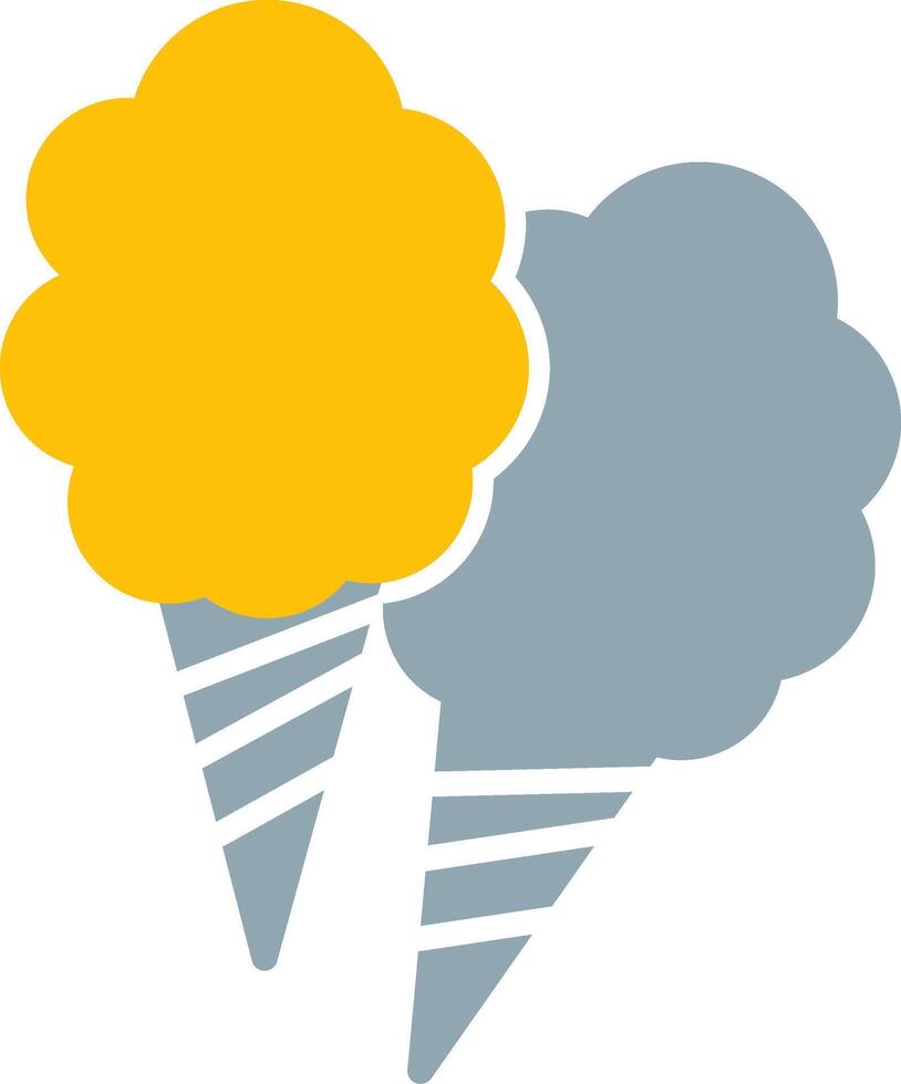 Cotton Candy Icon Design Symbol vector