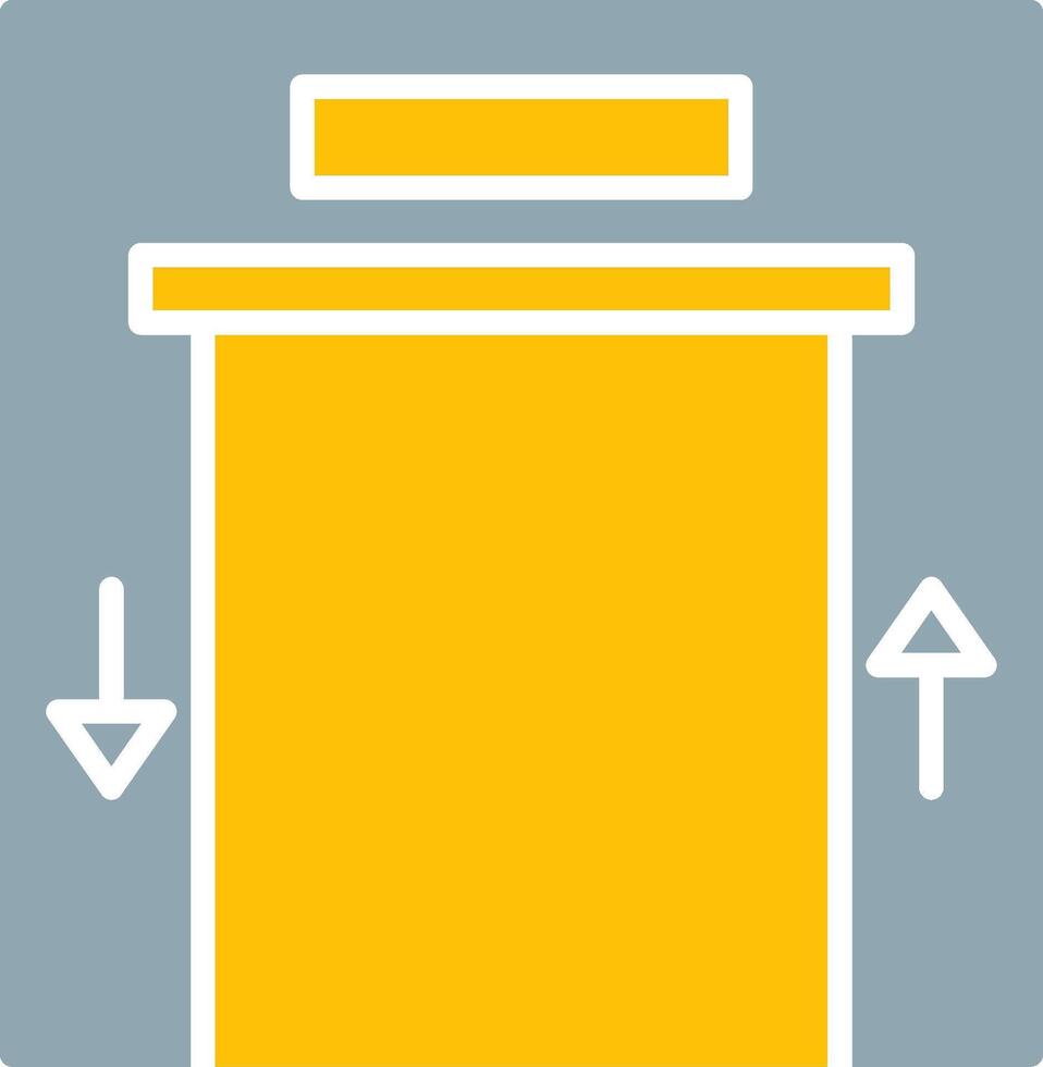 Elevator Icon Design Symbol vector